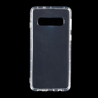For Samsung Galaxy S10 Plus Krystallklar fleksibel TPU-telefonveske Airbag-beskyttelse Støtsikkert bakdeksel