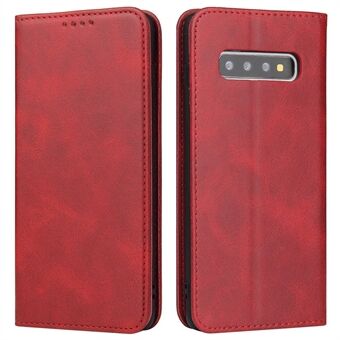 For Samsung Galaxy S10 Plus PU-lommebok- Stand Business Phone Cover