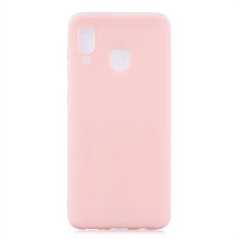 Solid Color Candy TPU-deksel til Samsung Galaxy A40