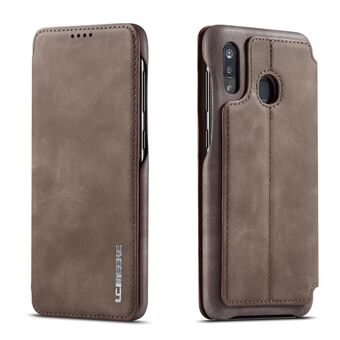 LC.IMEEKE Retro Style Flip Leather Card Holder Telefonskall til Samsung Galaxy A40