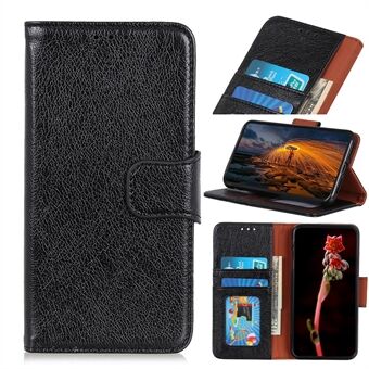 Nappa Texture Split Leather Wallet Mobildeksel til Samsung Galaxy A20e