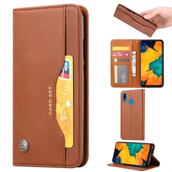 Auto-absorbert Wallet Stand Flip Leather Case for Samsung Galaxy A20e