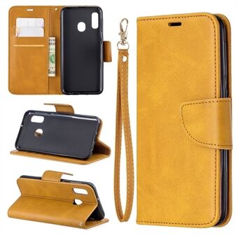 PU lær lommebok Stand deksel til Samsung Galaxy A20e