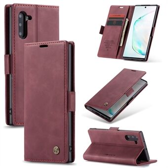 CASEME 013 Series Autoabsorbert Flip Leather Wallet Stand veske for Samsung Galaxy Note 10/Note 10 5G