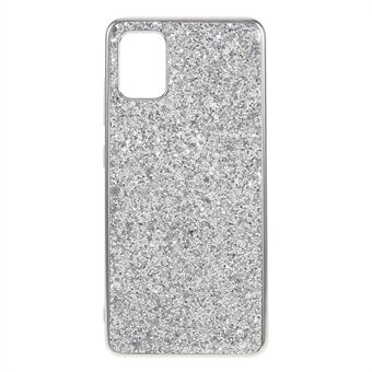 Shiny Glitter Powder Electroplating TPU + PC Mobiltelefonveske til Samsung Galaxy A51