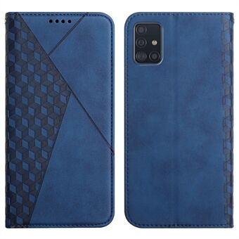 Geometrisk mønster Stand lær lommebokdeksel for Samsung Galaxy A51 4G SM-A515