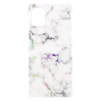 Anti- Scratch IMD Laser Marble Thickened Four Corner TPU + PC-deksel for Samsung Galaxy A51 4G SM-A515