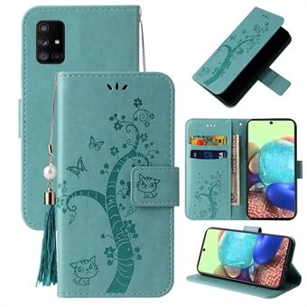 Impressum Lucky Tree lommebok lærveske tilbehør til Samsung Galaxy A71 SM-A715