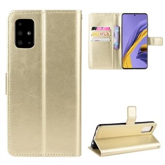 For Samsung Galaxy S20 Plus Crazy Horse Lommebok Lærdeksel med stropp