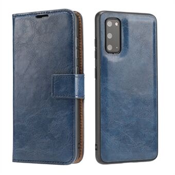 Crazy Horse Skin Unique Leather Phone Case for Samsung Galaxy S20