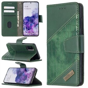 Crocodile Skin Assorted Color Style Leather Wallet Case for Samsung Galaxy S20