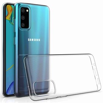 For Samsung Galaxy S20 5G / 4G mobiltelefonskall HD Klart, mykt TPU-telefondeksel Supertynt bakdeksel til telefonen mot fingeravtrykk