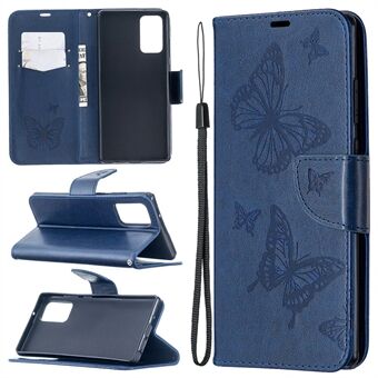 Avtrykk Butterfly Texture Leather Shell for Samsung Galaxy Note 20 / Note 20 5G