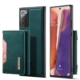DG.MING M2 Series Tri-fold lommebok Magnetisk Kickstand Design Lærveske for Samsung Galaxy Note 20