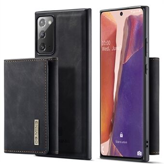 DG.MING M1-serien Kickstand Design Drop-sikkert telefondeksel med avtakbar magnetisk lommebok for Samsung Galaxy Note 20