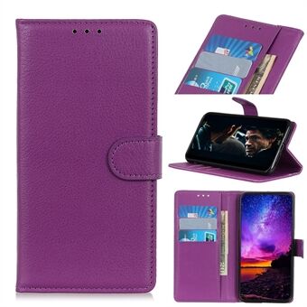 Litchi Texture PU Leather Wallet Flip Shell for Samsung Galaxy Note20 Ultra / Note20 Ultra 5G