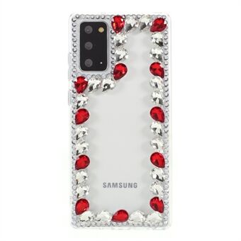 Crystal Rhinestone Decoration TPU-deksel til Samsung Galaxy Note20 Ultra / Note20 Ultra 5G