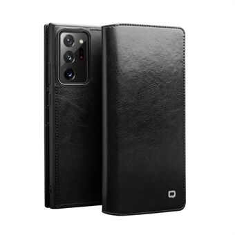 QIALINO Lommebokdeksel til ekte skinn fra skinn til Samsung Galaxy Note20 Ultra 5G / Galaxy Note20 Ultra