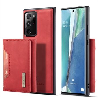DG.MING M2 Series Magnetic Tri-fold Wallet Kickstand Lærveske for Samsung Galaxy Note20 Ultra