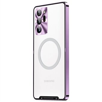 For Samsung Galaxy Edge Ultra 4G Anti-Drop telefondeksel TPU-bakside + galvanisering av metallkant integrert linsebeskyttelse, matt deksel