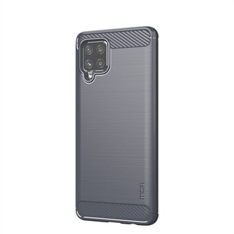 MOFI Soft TPU karbonfiber tekstur mobiltelefon bakveske til Samsung Galaxy A42 5G