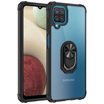 Akryl Ring Holder Kickstand Hybrid mobiltelefon Case for Samsung Galaxy A42 5G