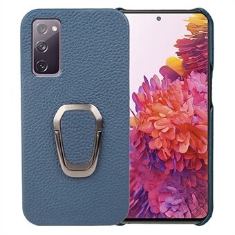 For Samsung Galaxy S20 FE 5G / S20 FE / S20 FE 2022 / S20 Lite Litchi Texture ekte skinnbelagt PC-veske Kickstand Telefondeksel