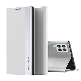 Magnetisk autoabsorbert Stand PU-skinntelefondeksel for Samsung Galaxy A12 5G