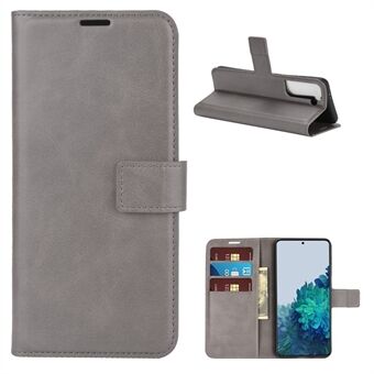 Magnetic Buckle Wallet Leather Phone Protective Shell for Samsung Galaxy S21 5G