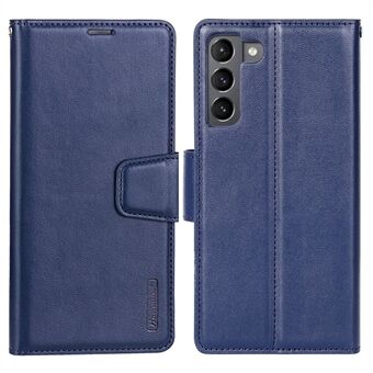 HANMAN Mill Series telefonveske til Samsung Galaxy S21 5G PU lær folio flip deksel Anti-slipp lommebok telefonveske