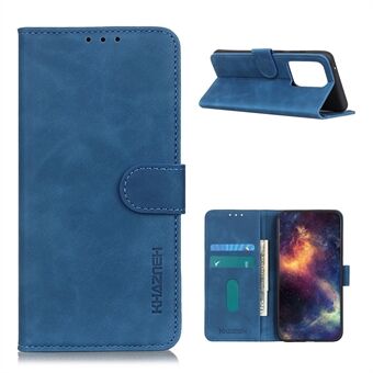 KHAZNEH Retro Leather Texture Phone Protective Case for Samsung Galaxy S21 Ultra 5G