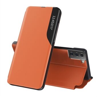 View Window Flip Leather Phone Stand Deksel til Samsung Galaxy S21 + 5G