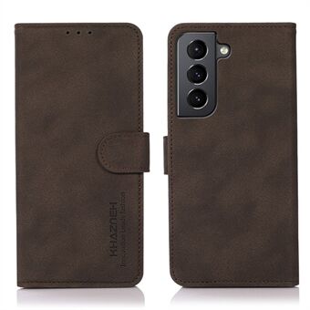 KHAZNEH Kvalitet telefonveske Stand lommebok lærveske skall til Samsung Galaxy S21 + 5G