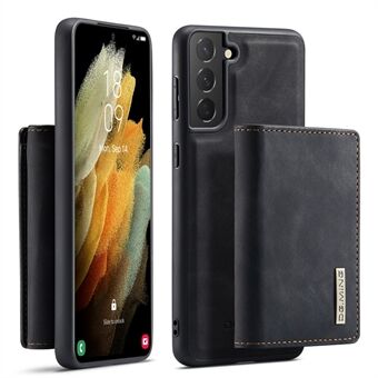 DG.MING M1-serien avtakbar 2-i-1 magnetisk lommebokdesign skinnbelagt TPU + PC-veske med støtte for Samsung Galaxy S21 + 5G
