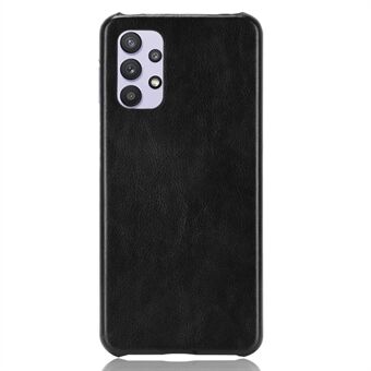 Litchi Texture PU Leather Surface PC-deksel for Samsung Galaxy A32 5G/M32 5G