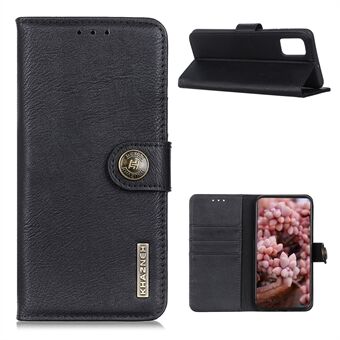 KHAZNEH Retro Style Leather Protector Case Cover for Samsung Galaxy A52 4G/5G / A52s 5G Stand