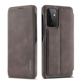 LC.IMEEKE Retro Style Protector Stand Lærveske med kortholder for Samsung Galaxy A52 4G/5G / A52s 5G