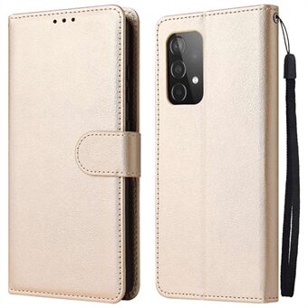 For Samsung Galaxy A52 4G / 5G / A52s 5G Stand lommebok PU-skinn telefondeksel Myk indre TPU-veske