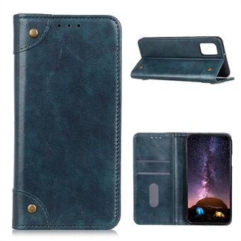 Autoabsorbert lommebokdesign TPU + PU lærskall til Samsung Galaxy A02s (EU-versjon)