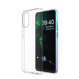 Krystallklar TPU mobiltelefonveske tilbehør 1.0mm for Samsung Galaxy A02s (EU-versjon)