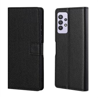 Litchi Skin Wallet Leather Shell for Samsung Galaxy A32 4G Protector Flip Cover