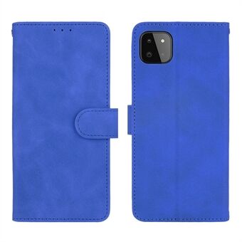 Skin-touch Feeling Wallet Stand Leather Flip Case Telefonskall for Samsung Galaxy A22 5G (EU-versjon)