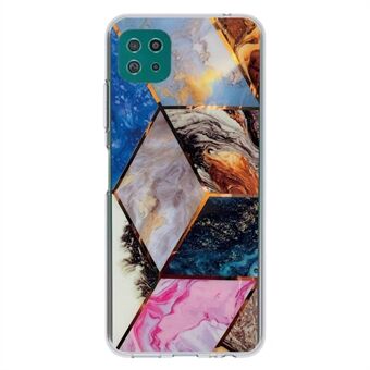 Marble Pattern TPU Cover Protector Case for Samsung Galaxy A22 5G (EU-versjon)