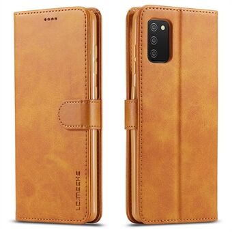 LC.IMEEKE Wallet Design Leather Phone Stand Case Protector for Samsung Galaxy A03s (166.5 x 75.98 x 9.14mm)