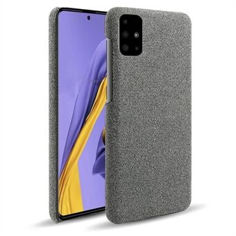 Ultra-Thin Cloth Pattern Hard PC Shockproof Non-Slip Protective Case for Samsung Galaxy A03s (166.5 x 75.98 x 9.14mm)