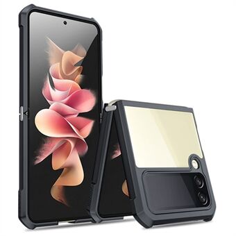 XUNDD For Samsung Galaxy Z Flip3 5G sammenleggbar telefonveske Akryl + TPU-forsterket hjørne støtsikkert hybriddeksel