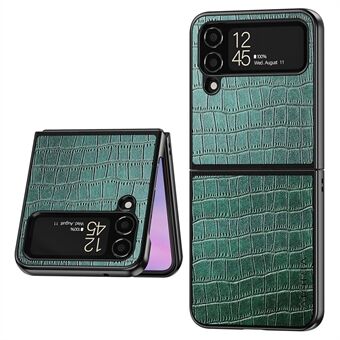 AIORIA For Samsung Galaxy Z Flip3 5G Crocodile Texture PU-skinn + PC + TPU-telefonbeskyttelsesveske Fallsikkert deksel