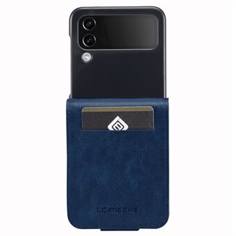 LC.IMEEKE for Samsung Galaxy Z Flip3 5G PU-skinn + PC-telefonveske RFID-blokkerende beskyttende mobiltelefondekselkortholder