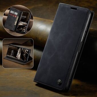 CASEME 013-serien Lommebokdesign Anti-dråpemagnetisk autoabsorbert PU-lær Flip Folio-telefonveske med Stand for Samsung Galaxy A13 5G / A04s 4G (164,7 x 76,7 x 9,1 mm)