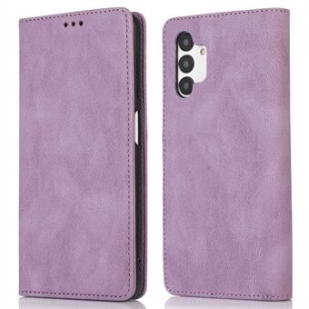 For Samsung Galaxy A13 5G Magnetisk automatisk lukkende telefonveske PU- Stand Lommebok Folio Flip Telefondeksel